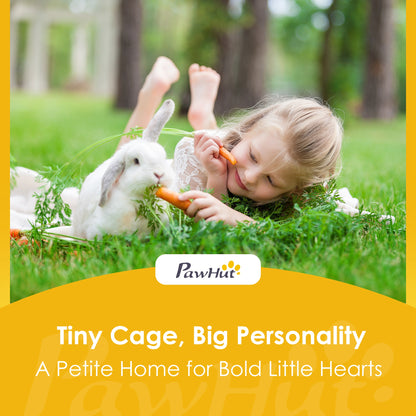 Wooden Rabbit Hutch Outdoor, Guinea Pig Hutch, Rabbit Hideaway, Cat House, Bunny Cage Small Animal House with Openable Roof