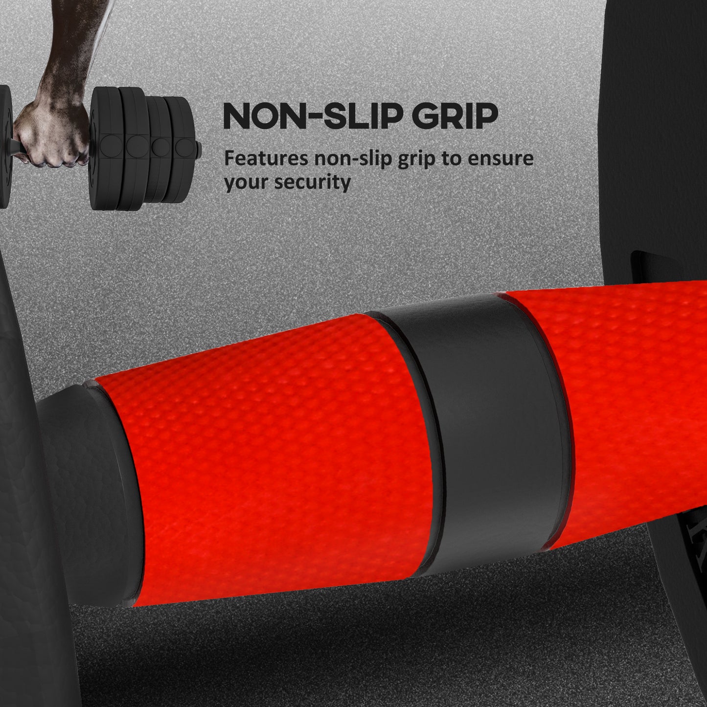 30kg 2 IN 1 Adjustable Dumbbells Weight Set, Dumbbell Hand Weight Barbell for Body Fitness, Lifting Training for Home