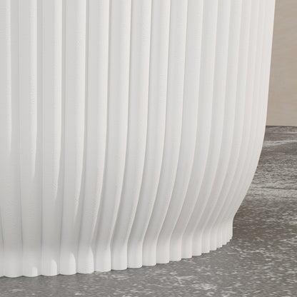 Set of Three Ф22cm Planters - White