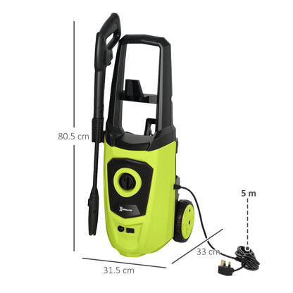1800W High Pressure Washer, 150 Bar Pressure, 510 L/h Flow