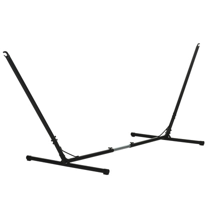 3.1–3.8m Adjustable Universal Hammock Stand Metal Frame Garden Camping Picnic Outdoor Patio Replacement – Stand Only
