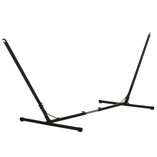 3.1–3.8m Adjustable Universal Hammock Stand Metal Frame Garden Camping Picnic Outdoor Patio Replacement – Stand Only