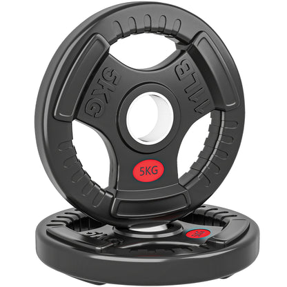 Olympic Weight Plates, 2"/5cm Weight Disc Pair with Tri-Grips