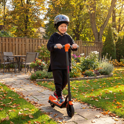 Electric Scooter for Kids, with LED Display, Green