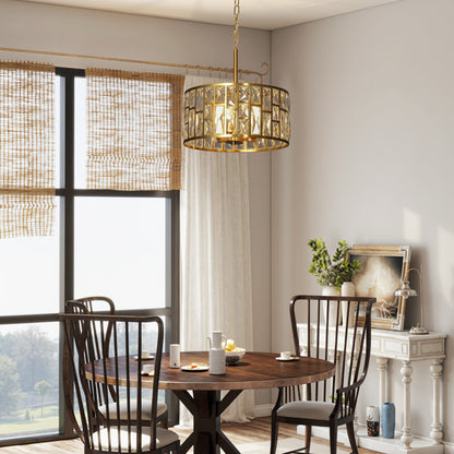72 Glass Crystallite Chandelier - Gold-Tone
