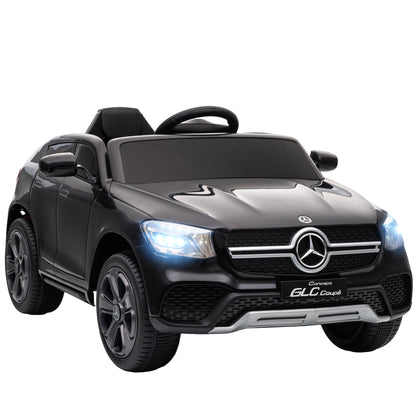 Mercedes-Benz GLC Licensed Kids Ride on Car with Remote Control, Soft Start, MP3, LED Headlights, Black
