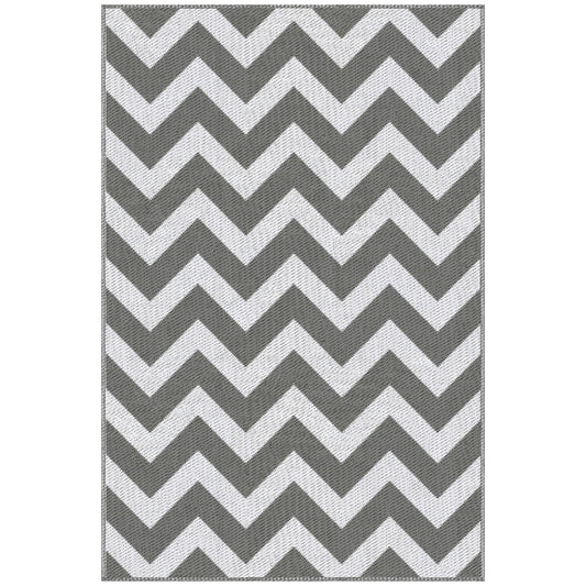 Outdoor Rug Reversible Mat Plastic Straw Rug Portable RV Camping Mat for Garden Deck Picnic Indoor, 121 x 182 cm (4 x 6 ft)