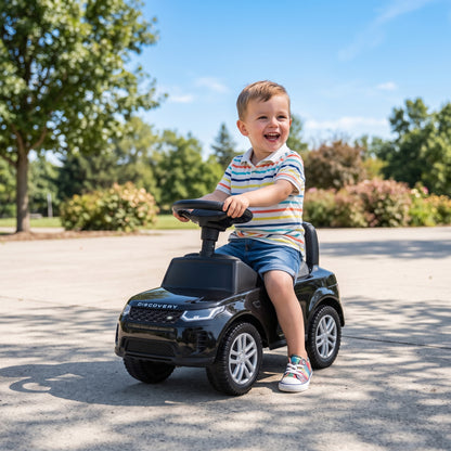 Land Rover Licensed Toddler Ride on Car with Horn, Engine Sounds, Under-Seat Storage, for 18-36 Months, Black