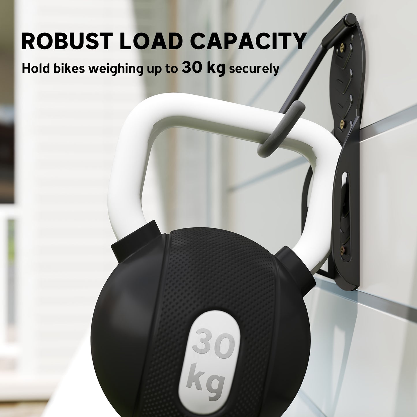 8 Pack Bike Rack, Wall Mounted Bicycle Hanger Hook, Foldable Garage Bike Wall Rack
