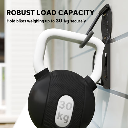 8 Pack Bike Rack, Wall Mounted Bicycle Hanger Hook, Foldable Garage Bike Wall Rack