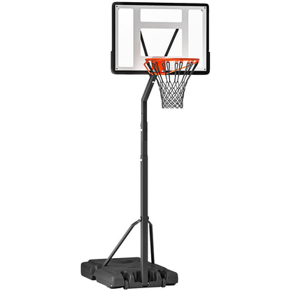 Portable 10ft Basketball Backboard Hoop Set Professional Outdoor Freestanding Basketball Stand