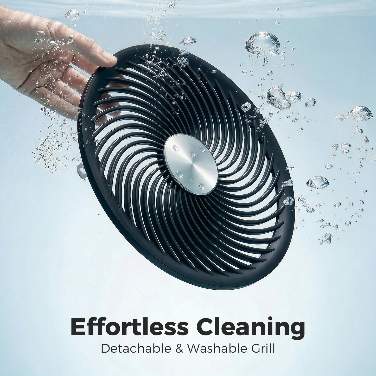 20 dB Silent Standing Fan for Bedroom, 42" Pedestal Fan with Remote, 90° Oscillating, 8 Speeds, Remote Control, Black