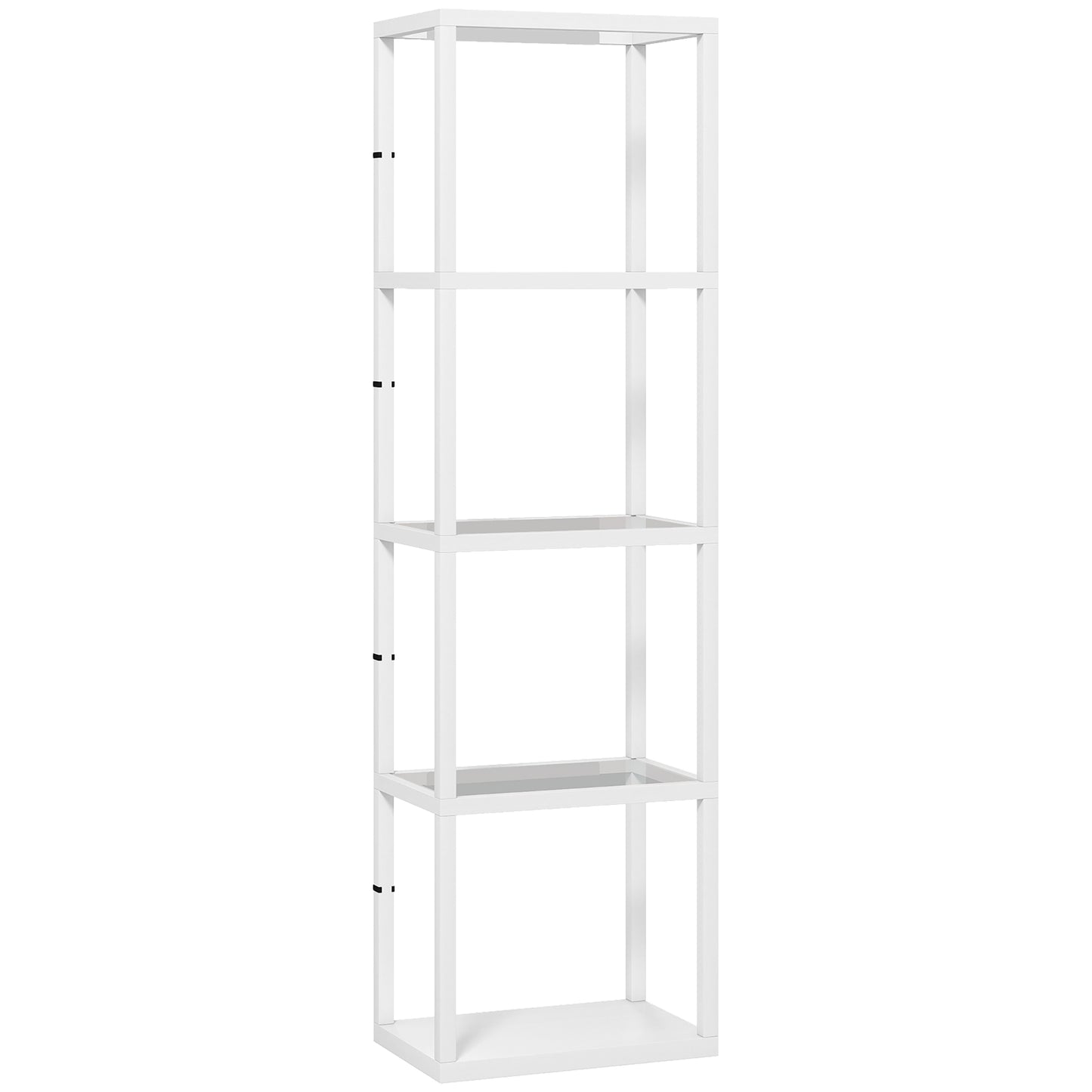Four-Shelf Floor Lamp - White