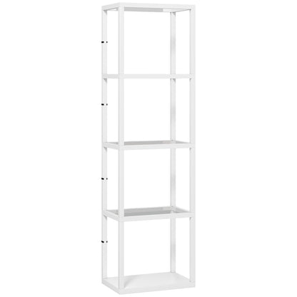 Four-Shelf Floor Lamp - White