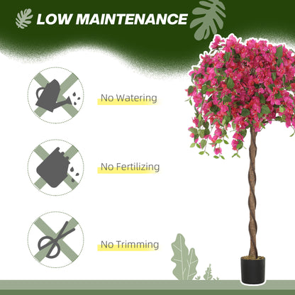 Artificial Plants Murraya, 120 cm Artificial Blossom, Fake Plants in Pot