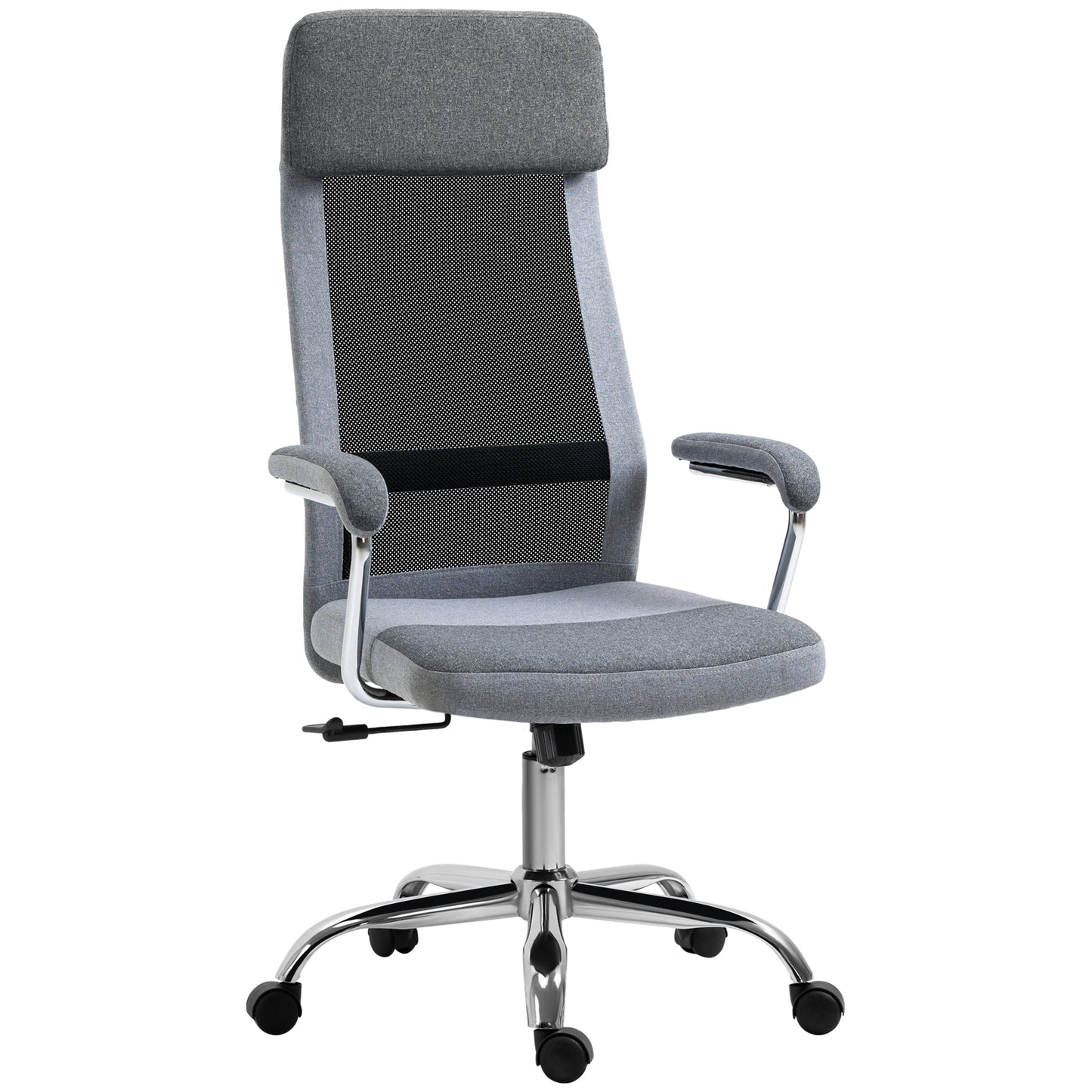 Office Chair, Ergonomic Desk Chair, High Back Computer Chair with Adjustable Height, Swivel Rolling Wheels