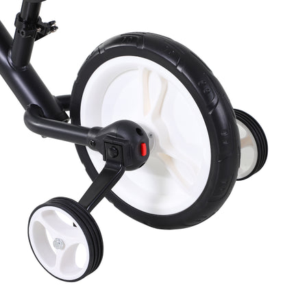 11 Inch Kids Balance Bike Training Pedal Bicycle W/ Removable Stabilizers EVA Tyres Adjustable Seat Height 2 to 5 Years Gift