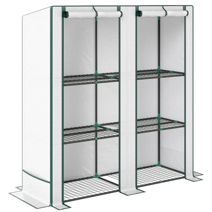 Three-Tier Mini Greenhouse - White