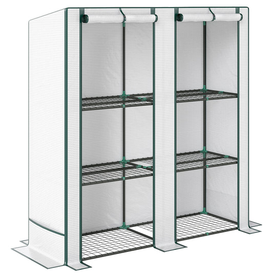 Three-Tier Mini Greenhouse - White