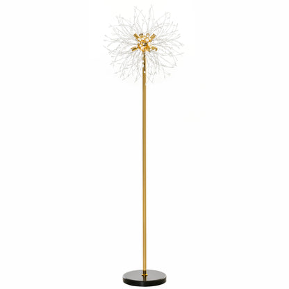 160cm Dandelion-Crystallite Floor Lamp, with Foot Switch