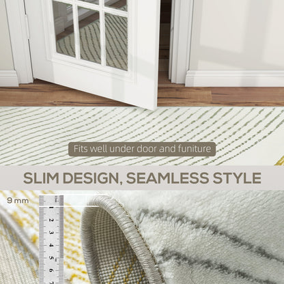 Modern Area Rug, Machine Washable Rug, Allergy-Friendly Floor Carpet for Living Room, Bedroom, Dining Room, Home Office