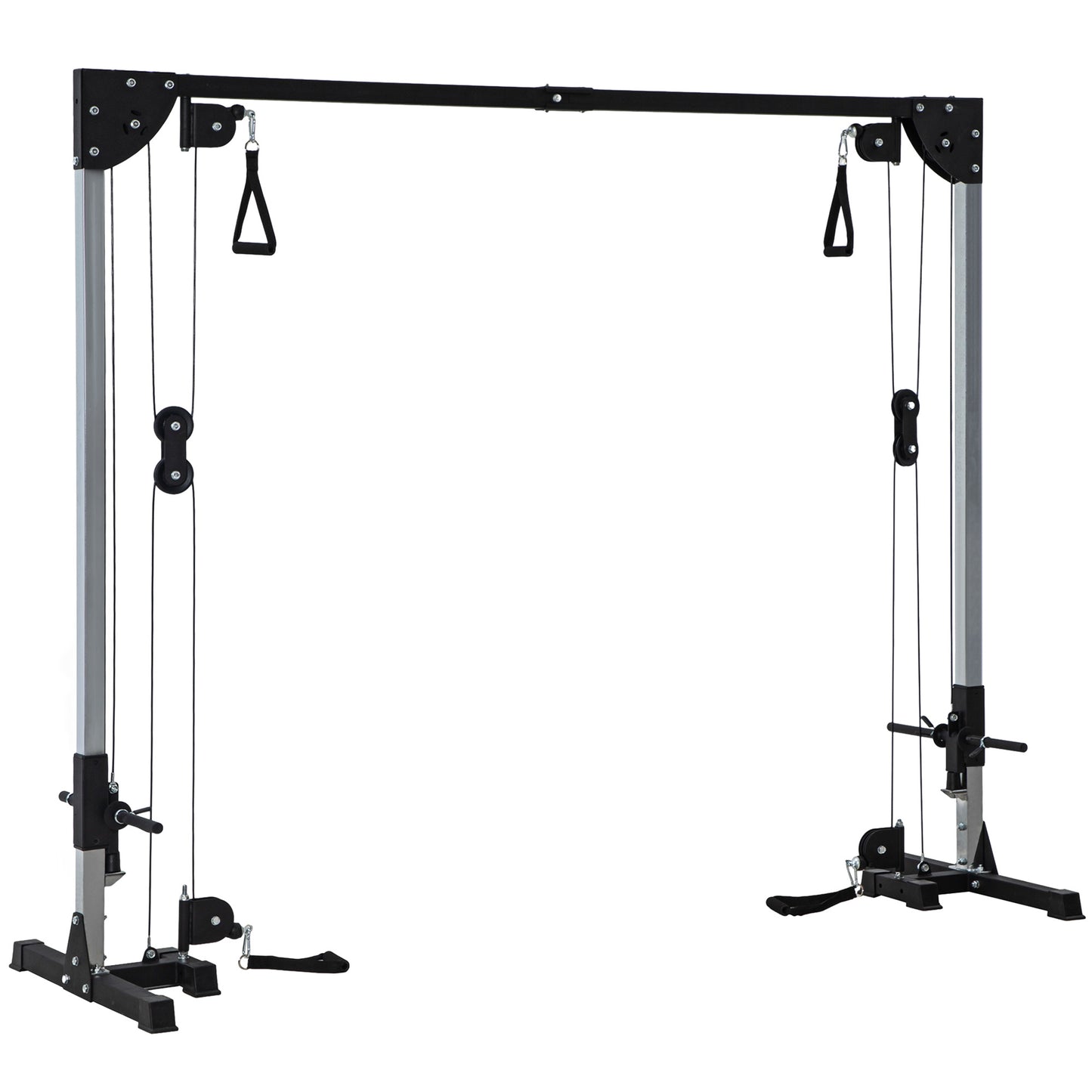 Multi Home Gyms with Cable Pulley System, Cable Crossover Machine with 4 Handles for Full Body Strength Training