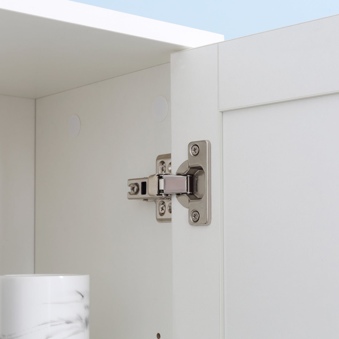 Tall Bathroom Storage Cabinet with Mirror, Narrow Bathroom Unit