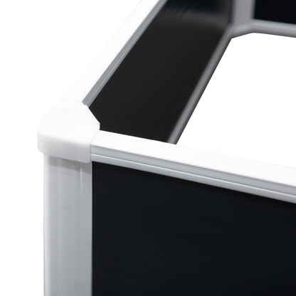 302L Raised Garden Bed, Weather-resistant PP Planter Box Containers for Outdoor Patio Plant Flower Vegetable