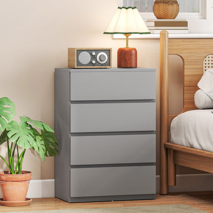 Chest of Drawers, 4-Drawer Storage Cabinets, Modern Dresser, Storage Drawer Unit for Bedroom