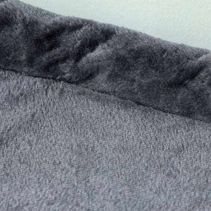 66 cm Small Cat Tree for Large Cats, Cat Tower w/ Large Top Perch, 2 Condos, Sisal Scratching Post, Toy Ball, Dark Grey