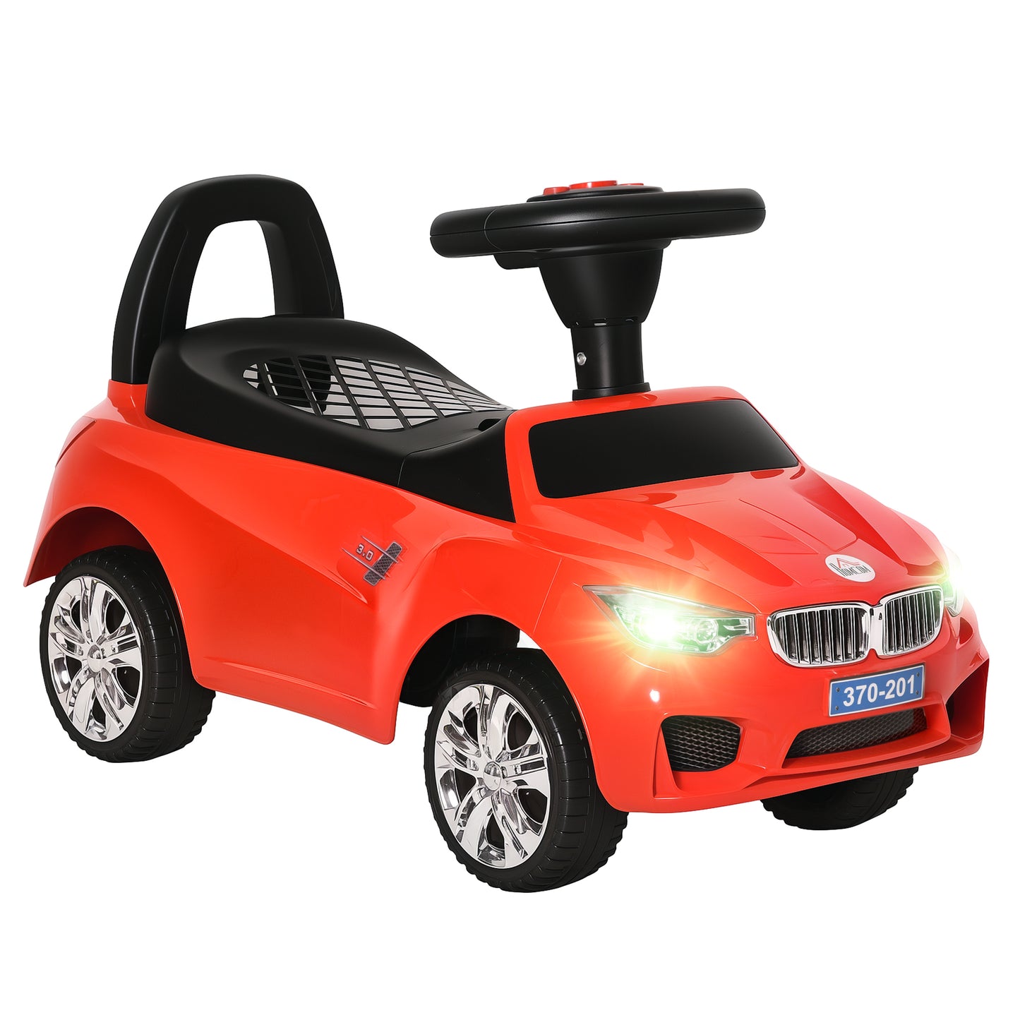 Ride on Car Baby Toddler Walker Foot to Floor Sliding Car Slider, Red