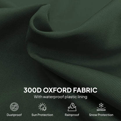 Parasol Cover, 300D Oxford Cantilever Umbrella Cover Fit for 2-4m Parasol, Green
