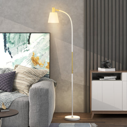 Floor Lamp for Living Room, Spotlight Reading Standing Lamp with Adjustable Height, Rocker on/off Switch