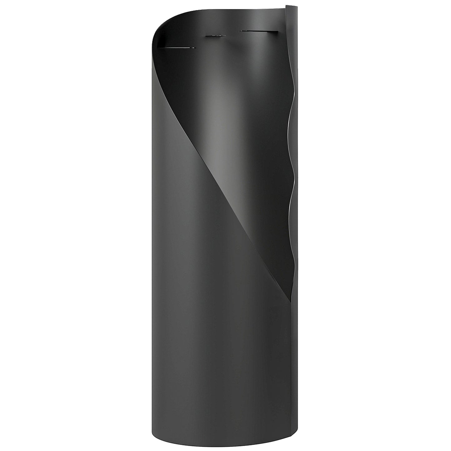4 Pieces Fireplace Tools Set, Metal Fireplace Accessories Fireside Companion Set with Broom, Shovel, Poker and Bucket, Black