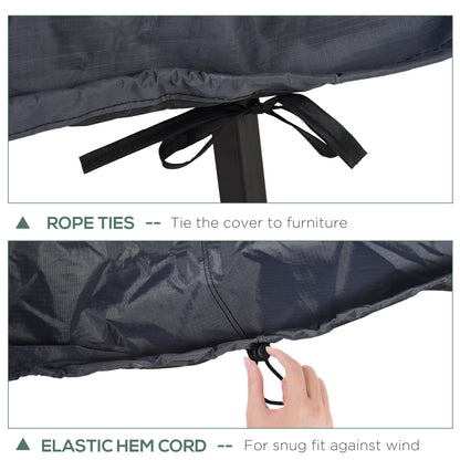 Garden Furniture Cover, Waterproof Windproof 420D Heavy Duty Oxford Fabric Rattan Furniture Cover