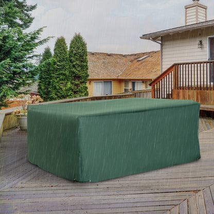 Outdoor Garden Furniture Cover Waterproof, Anti-UV 600D Heavy Duty Oxford Fabric Patio Furniture Cover for Rectangular Sofa T