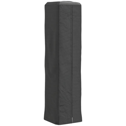 Heavy Duty Gas Pyramid Patio Heater Cover, Full Length Outdoor Heater Cover Protector, UPF 30+ Oxford Fabric with Zipper