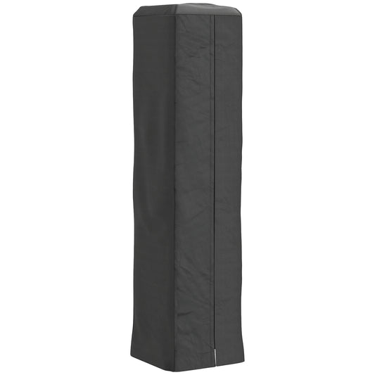 Heavy Duty Gas Pyramid Patio Heater Cover, Full Length Outdoor Heater Cover Protector, UPF 30+ Oxford Fabric with Zipper