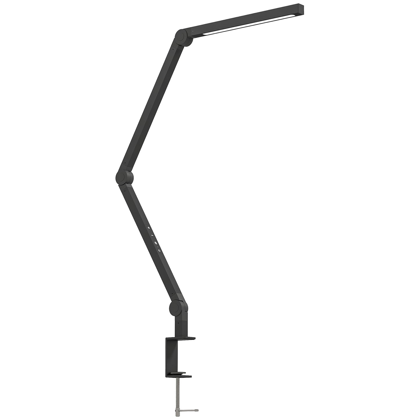 LED Desk Lamp, Dimmable Desk Light with Swing Arm and Clamp