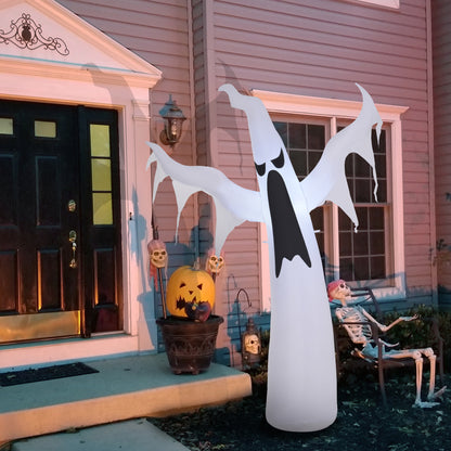 6FT 1.8m LED Halloween Inflatable Decoration Floating Ghost Scary Party Outdoors Yard Lawn