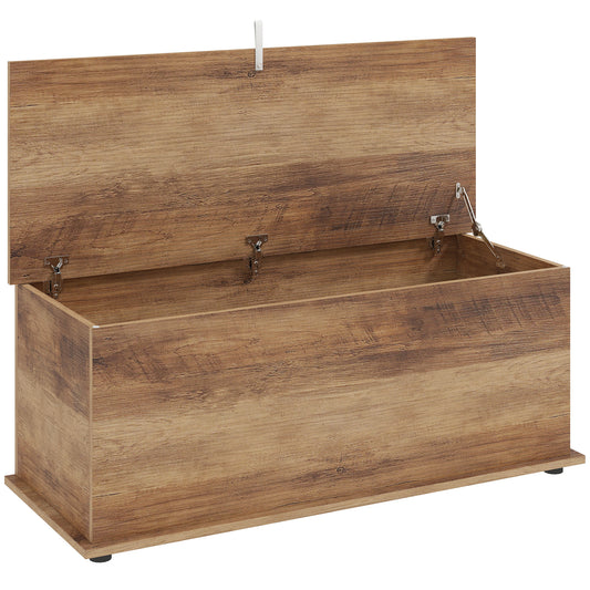 Storage Chest, Large 113L Blanket Box, Shoe Bench with Safety Hinged Lid, Storage Trunk, Bed End Bench for Bedroom, Hallway