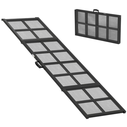 191 x 50cm Dog Ramp for Car, Extra Long Pet Stairs with Non-Slip Surface, for Large Dogs, Black