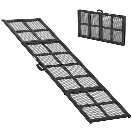191 x 50cm Dog Ramp for Car, Extra Long Pet Stairs with Non-Slip Surface, for Large Dogs, Black