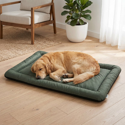 Waterproof Dog Bed, Foldable Pet Bed with Anti-Slip Bottom, Machine Washable for Large Dogs and Cats, 130 x 85 x 7 cm