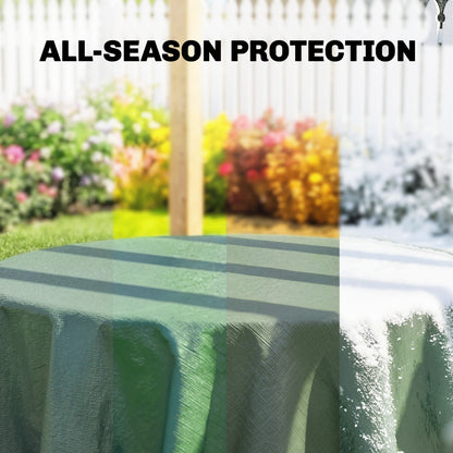 3 x 4m Waterproof Tarpaulin, 90GSM Tear-Resistant PE Tarp with Reinforced Grommets, UV Protected Cover