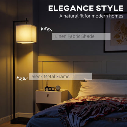 Floor Lamp for Living Room, 66" Modern Tall Standing Lamp with Adjustable Colour Temperatures & 10 Brightness Levels