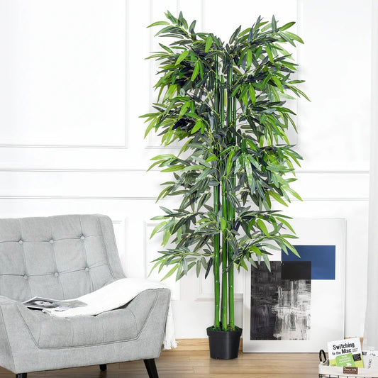 Artificial Bamboo Tree Plant with Nursery Pot (1.8M/6FT)