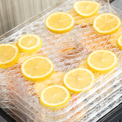 5 Tier Food Dehydrator, 245W Stainless Steel Food Dryer Machine with Adjustable Temperature