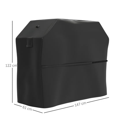 BBQ Cover for Rectangular Gas Grill, 600D UPF30+ Oxford Fabric Barbecue Cover for Waterproof Protection Rip-Proof