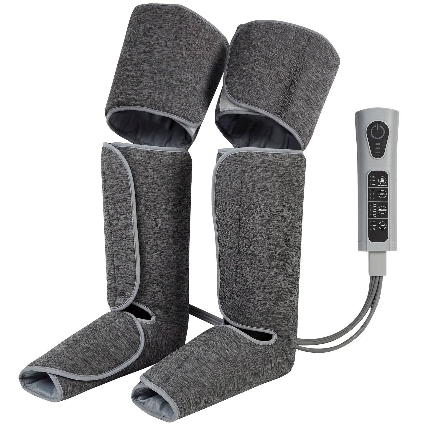 Leg Massager with Heat, Compression, 3 Auto Modes & 3 Intensities, Foot and Calf Massage Machine
